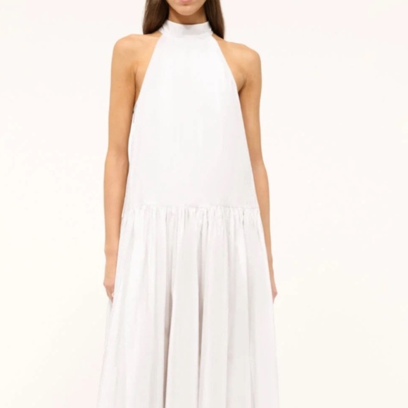 NWT Staud Midi Marlowe Dress - Picture 1 of 5